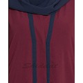 Simple Front open abaya- Maroon Simple Front open abaya- Maroon